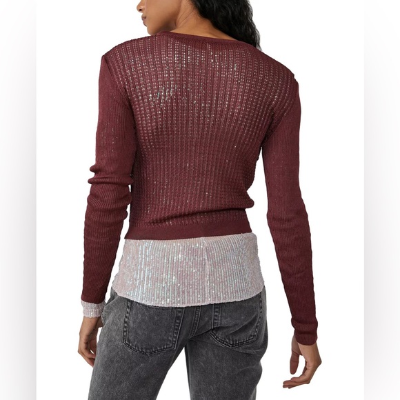NWT Free People H20 Crew Pullover - Picture 3 of 6